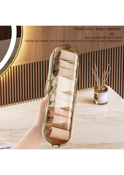 Duvara Monte Iç Çamaşırı ve Çorap Organizatörü-Yatak Odası Gardıropu Için Toz Geçirmez Saklama Kutusu, Verimli Alan Tasarrufu Tasarımı (Yurt Dışından) fırsatları