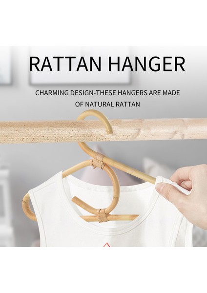 4pcs Rattan Giysisi Askı Nordic Tarzı Çocuk Giysiler Organizatör Rafı Çocuk Askı Çocuk Odası Dekor Askı Kıyafetleri Için (Yurt Dışından) fiyatları