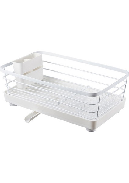 Mutfak Tahliye Raf Raf Rafı Lavabo Tahliye Sepet Raf Plaka Yemeği Yemek Çubukları Sofra Depolama Rafı Kolayca (Küçük) (Yurt Dışından)