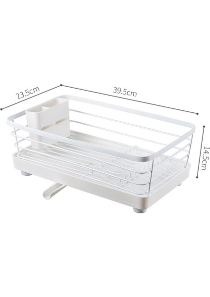 Mutfak Tahliye Raf Raf Rafı Lavabo Tahliye Sepet Raf Plaka Yemeği Yemek Çubukları Sofra Depolama Rafı Kolayca (Küçük) (Yurt Dışından) fiyatları