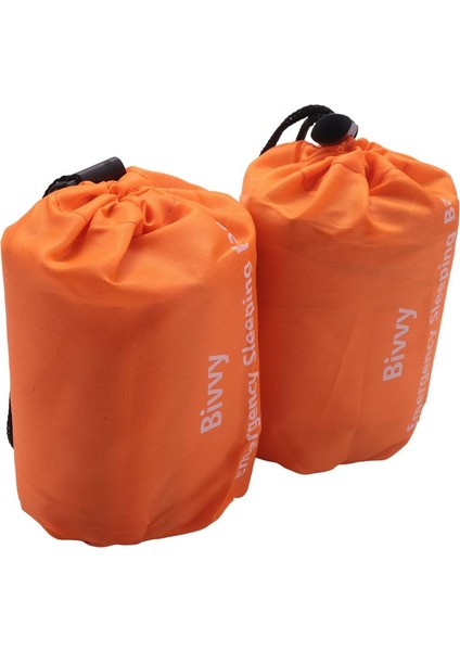 2 Paket Acil Durum Uyku Tulumu Açık Kamp Yürüyüşü Için Termal Su Geçirmez Hayatta Kalma Battaniyesi (Yurt Dışından) modelleri