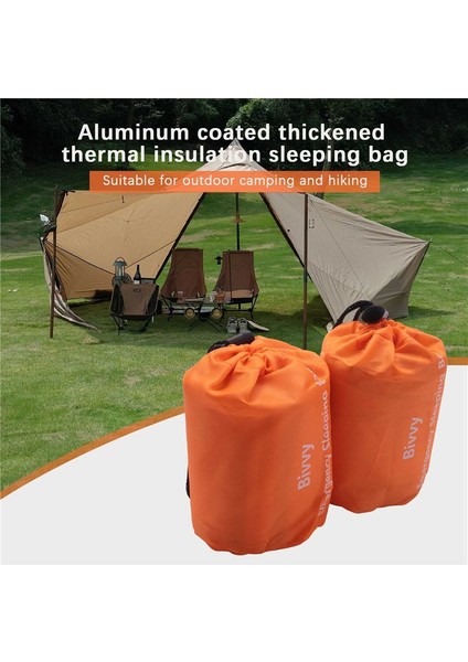 2 Paket Acil Durum Uyku Tulumu Açık Kamp Yürüyüşü Için Termal Su Geçirmez Hayatta Kalma Battaniyesi (Yurt Dışından) indirimleri
