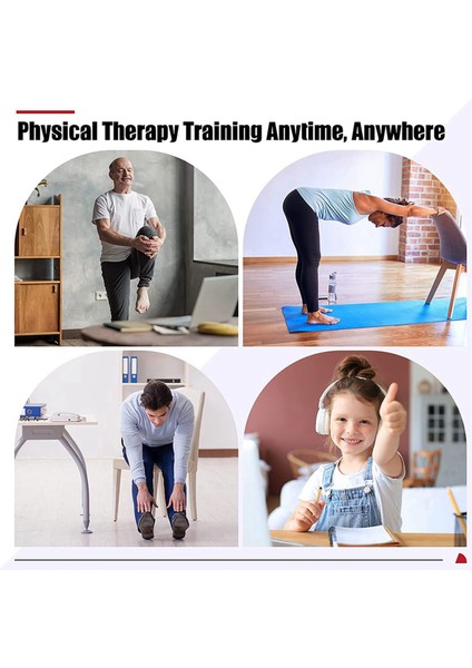 Eğik Tahta Buzağı Sedyesi Plantar Fasiit Fizik Ekipmanı Için 6 Adet Ayak Sedyesi Eğim Kartı (Yurt Dışından) modelleri