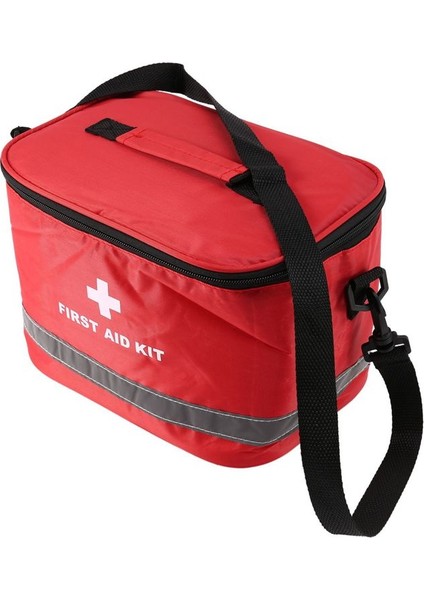 6x Açık Hava Ilk Yardım Kiti Spor Kampı Çantası Ev Acil Survival Paketi Kırmızı Naylon Çarpıcı Çapraz Sembol Çantası (Yurt Dışından) fırsatları