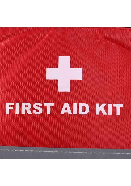 3x Açık Hava Ilk Yardım Kiti Spor Kampı Çantası Ev Acil Survival Paketi Kırmızı Naylon (Yurt Dışından) fırsatları