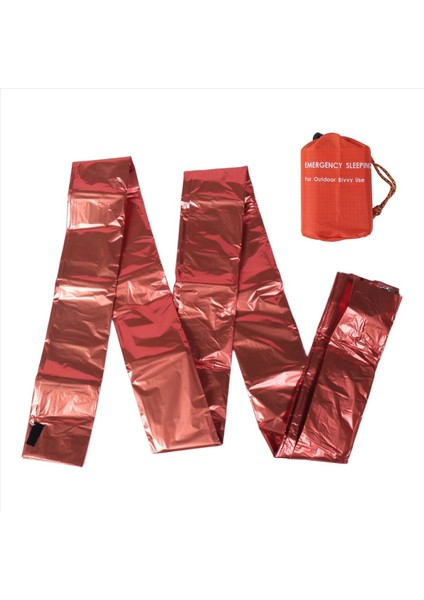 Acil Uyku Tulumu 2 Kişi Hayatta Kalma Uyku Tulumu Termal Bivy Çuval Kamp Yürüyüşü Için Acil Durum Battaniyesi (Yurt Dışından) modelleri