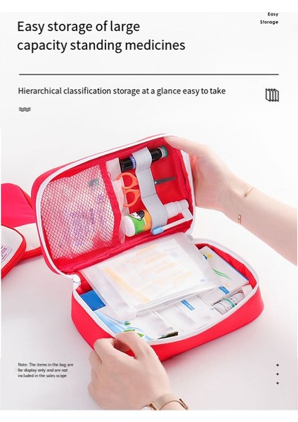 Ilk Yardım Çantası - Ilk Yardım Torbası Boş Çanta Mini Boş Tıbbi Depolama Çantası Taşınabilir Çanta (Yurt Dışından) modelleri