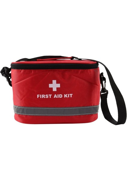 8x Açık Hava Ilk Yardım Kiti Spor Kampı Çantası Ev Acil Survival Paketi Kırmızı Naylon Çarpıcı Çapraz Sembol Çantası (Yurt Dışından) modelleri