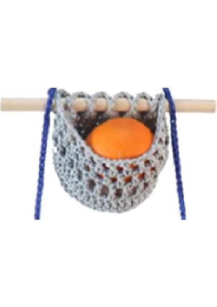 Duvar Meyve Sepeti Örgülü Asılı Sepetler Mutfak Meyve ve Sebze Sepeti 3 Katmanlı Depolama Asılı Dokuma Cep C (Yurt Dışından) fiyatları