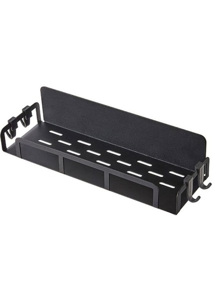 Paslanmaz Çelik Emtia Raf Ferforje Raf Ev Mutfak Buzdolabı Baharat Depolama Rafı Siyah (Yurt Dışından)