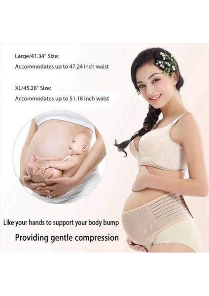4x Analık Destek Kemeri Nefes Alabilir Hamilelik Göbek Band Karın Bağlayıcı Ayarlanabilir Geri/pelvik Destek (Yurt Dışından) fırsatları