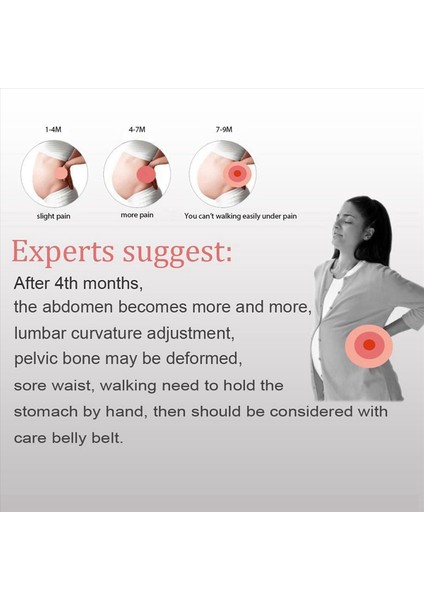 4x Analık Destek Kemeri Nefes Alabilir Hamilelik Göbek Band Karın Bağlayıcı Ayarlanabilir Geri/pelvik Destek (Yurt Dışından) indirimleri