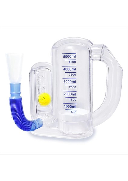 Akciğerler Için Nefes Alıştırıcı Derin Nefes Eğitmeni - 5000ML Kapasite (Yurt Dışından)