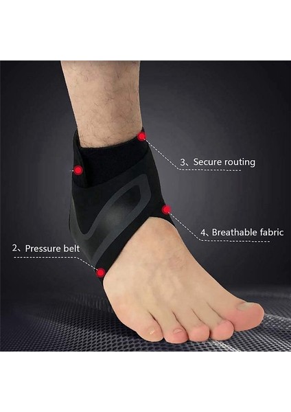 1 Çift Ayak Bileği Destek Kayışları Ayarlanabilir Ayak Burkulması Önleme Spor Fitness Ayak Koruyucusu M (Yurt Dışından) fiyatları