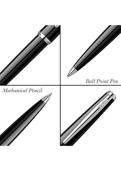 Vintage 33 Tükenmez Kalemversatil Kalem Takım Siyah modelleri