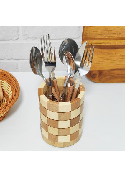 Bambu Gümüş Eşya Tutucu, Gümüş Eşya Organizatörü, Mutfak Tezgahı Için Mutfak Eşyası, Ahşap Mutfak Gereçleri Organizatör (Yurt Dışından) indirimleri
