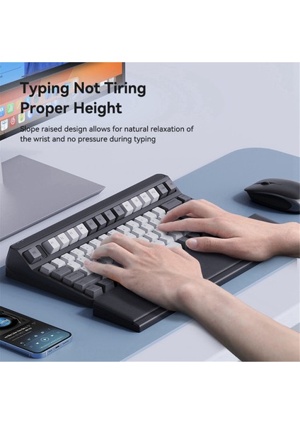 Masaüstü Depolama Kutusu Mekanik Klavye Bilek Pad El Fare Bilek Pad Palm Destek Ofis Yazma Bilek Siyah (Yurt Dışından) fiyatları