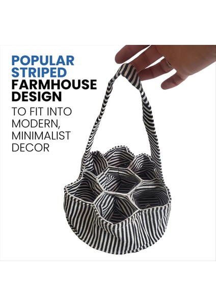 Yumurta Toplamak Için Mini Kumaş Yumurta Sepeti - 1 Adet Yumurta Toplama Sepeti Tavuk, Ördek ve Bıldırcın Yumurtası Için 7 Torba ile (Yurt Dışından) indirimleri