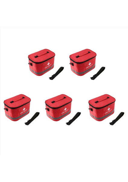 5x Açık Hava Ilk Yardım Kiti Spor Kampı Çantası Ev Acil Survival Paketi Kırmızı Naylon Çarpıcı Çapraz Sembol (Yurt Dışından) fiyatları
