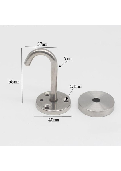 5 Pcs Paslanmaz Çelik Tavan Kancası Yuvarlak Taban Üst Montaj Havalandırma Bitkiler Için Kuş Besleyiciler Rüzgar Çanları (Yurt Dışından) fiyatları