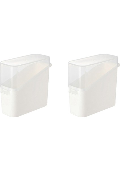 Peynir Dilim Saklama Kabı, Peynir Dilim Tutucu Çay Torbası Organizatör Kutusu Hava Geçirmez Gıda Tutma Kutusu Kap Beyaz (Yurt Dışından)