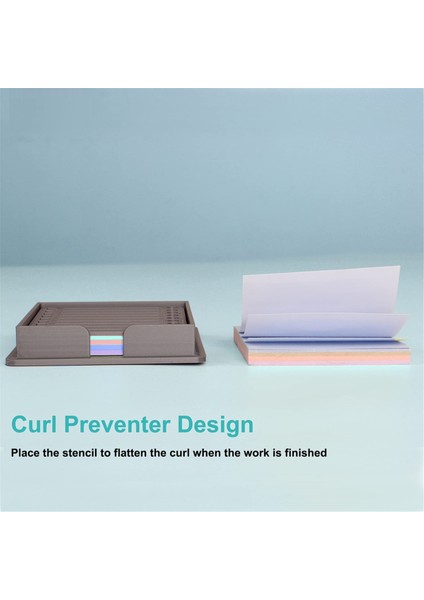 Şablonlu Yapışkan Not Sahibi, Yapışkan Not Dağıtıcı Notla Uyumlu, Not Pedi Için Not Düzenleyicisi, Bir (Yurt Dışından) modelleri