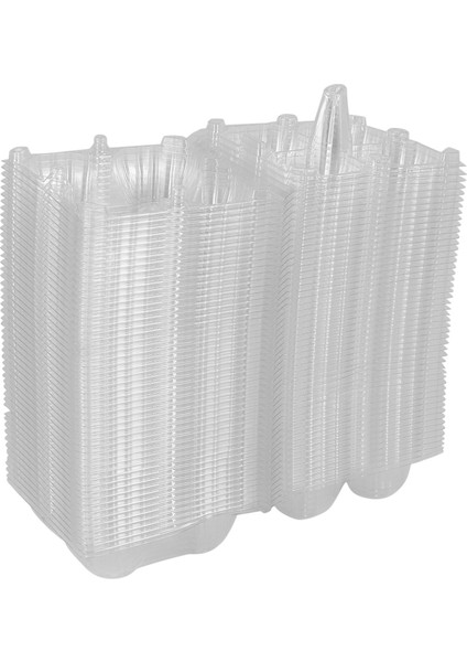 50PCS Plastik Yumurta Kartonları Toplu Açık Tavuk Yumurta Tepsisi Tutucu Aile Mera Tavuk Çiftliği Iş Pazarı- 4 Izgara (Yurt Dışından)