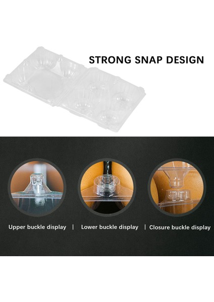 50PCS Plastik Yumurta Kartonları Toplu Açık Tavuk Yumurta Tepsisi Tutucu Aile Mera Tavuk Çiftliği Iş Pazarı- 4 Izgara (Yurt Dışından) modelleri