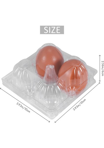 50PCS Plastik Yumurta Kartonları Toplu Açık Tavuk Yumurta Tepsisi Tutucu Aile Mera Tavuk Çiftliği Iş Pazarı- 4 Izgara (Yurt Dışından) fırsatları