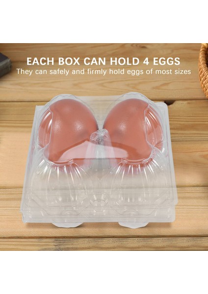 50PCS Plastik Yumurta Kartonları Toplu Açık Tavuk Yumurta Tepsisi Tutucu Aile Mera Tavuk Çiftliği Iş Pazarı- 4 Izgara (Yurt Dışından) indirimleri