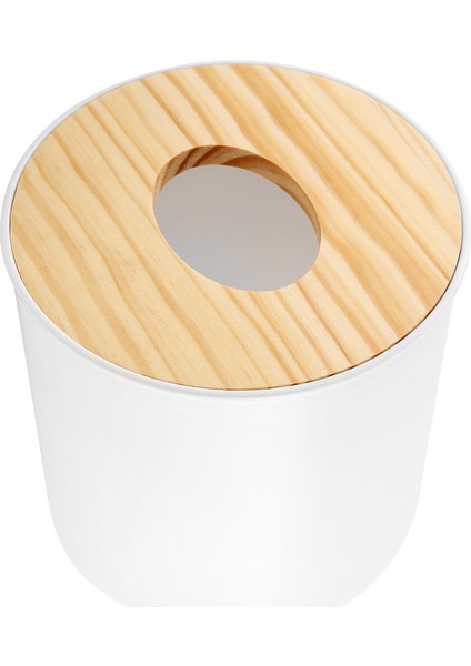 Ahşap Kapak Yuvarlak Rulo Kağıt Doku Tüpü Hanehalkı Çıkarılabilir Mini Ahşap Doku Kutusu (Yurt Dışından) fırsatları