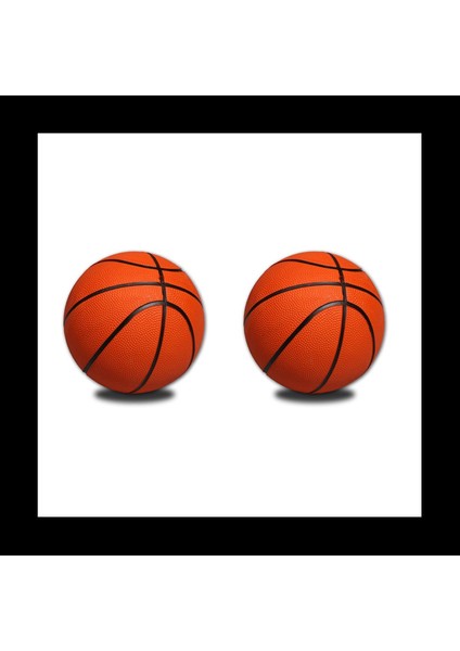2x Çocuk Basketbol No 1 Kauçuk Basketbol Anaokulu Küçük Basketbol Oyunu Top Mini Basketbol (Yurt Dışından)