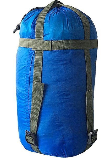 Açık Uyku Tulumu Sıkıştırma Çuval Su Geçirmez Kamp Uyku Tulumu Depolama Torbası Kamp Ekipmanı Gök Mavisi (Yurt Dışından)