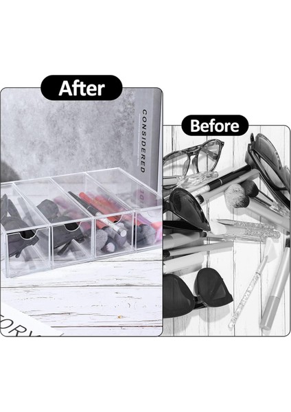 Akrilik Organizatör, 4 Kayar Çekmeceli Net Washi Bant Depolama Sahibi, Scrapbooking Sanat Zanaat Malzemeleri Için (Yurt Dışından) fırsatları