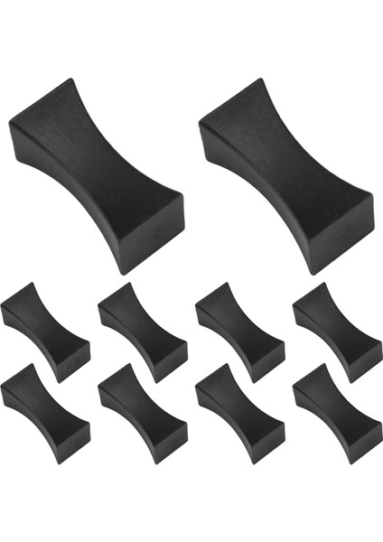 10PCS Yemek Çubukları Dinlenme Küçük Çubuklar Stantlar Kaşık Çatal Tutucu Set Çubukları Kap Çatal Bıçak Takımı Siyah (Yurt Dışından)