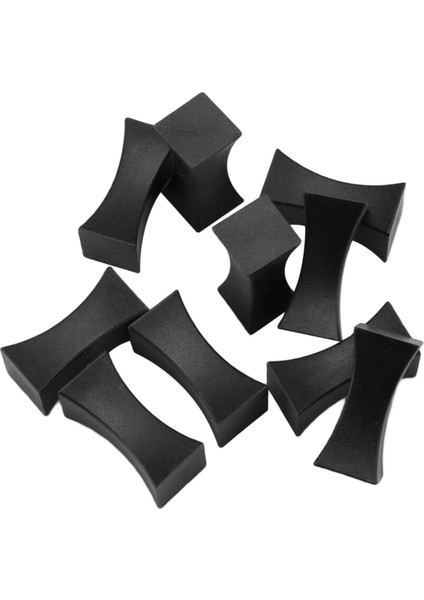 10PCS Yemek Çubukları Dinlenme Küçük Çubuklar Stantlar Kaşık Çatal Tutucu Set Çubukları Kap Çatal Bıçak Takımı Siyah (Yurt Dışından) fiyatları