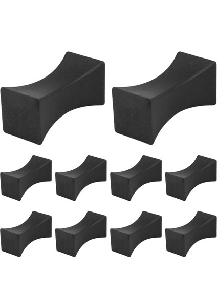 10PCS Yemek Çubukları Dinlenme Küçük Çubuklar Stantlar Kaşık Çatal Tutucu Set Çubukları Kap Çatal Bıçak Takımı Siyah (Yurt Dışından) modelleri