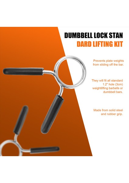1set/2pcs 30MM Barbell Spor Salonu Ağırlığı Kaldırma Dumbbell Kilit Kelepçesi Yaylı Yaka Klipsleri (Yurt Dışından) indirimleri
