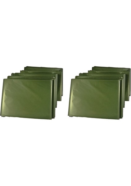 8 Pack Acil Battaniye Ultra Işık Yeniden Kullanılabilir Acil Durum Mylar Termal Battaniye Açık Hava Kamp Yürüyüş Hayatta Kalma Için (Yurt Dışından)