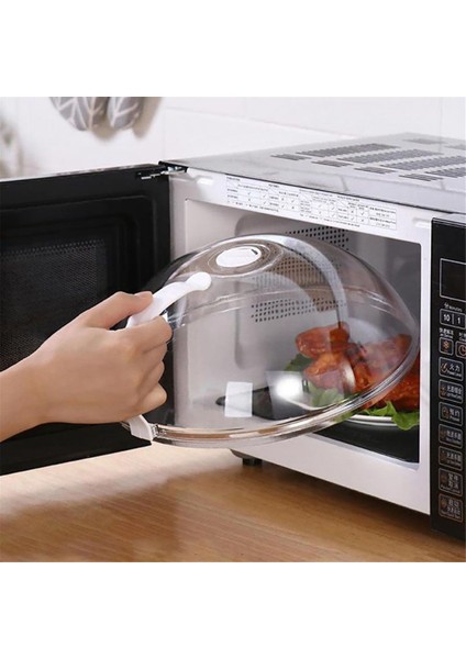 Buhar Havalandırmaları ile Bulaşık Makinesi Güvenli Pişirme Mikrodalga Yiyecek Kapağı Mikrodalga Plaka Kapağı Dağıtım Önleyici Kapak Mutfak Aleti (Yurt Dışından) modelleri
