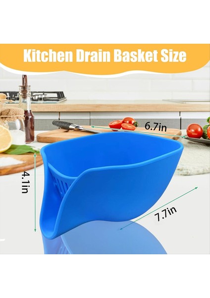 Sebze ve Meyveleri Yıkamak Için Çıtır, Lavabo Süzgeç Sepet Sepet Hunisi ile Çok Işlevli Drenaj Sepeti (Yurt Dışından) fiyatları