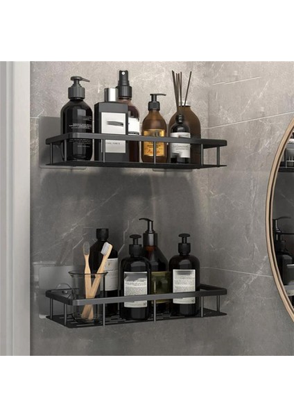 1pcs Banyo Rafları Derecesiz Duvar Montajı Köşe Raf Duş Depolama Rafı Tutucu Tuvalet Makyaj Şampuan Için (Yurt Dışından) indirimleri