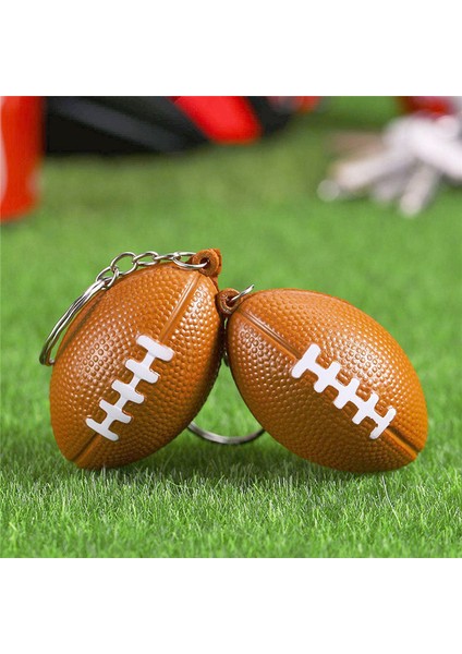 24 Paket Futbol Anahtarları, Mini Rugby Stres Top Anahtarlıkları, Spor Top Anahtarları, Okul Karnaval Ödülü Erkek Kızlar (Yurt Dışından) indirimleri