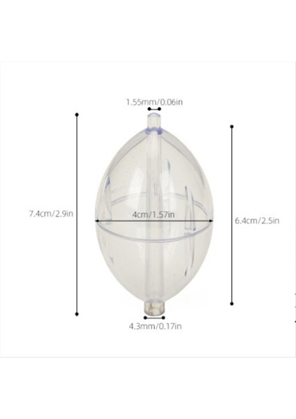 5pcs Balıkçılık Açık Şamandıra Şamandıra Slip Grev Göstergesi Oval Şamandıra Spin Yüzey Kabarcık Şamandırası Balıkçılık Açık Mekan Aksesuarları (Yurt Dışından) modelleri