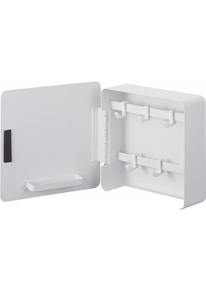 Duvar Hung Tulusu Anahtar Raf Mıknatıs Rafı Anahtar Kabine Anahtar Tutucu Organizatör Beyaz (Yurt Dışından)