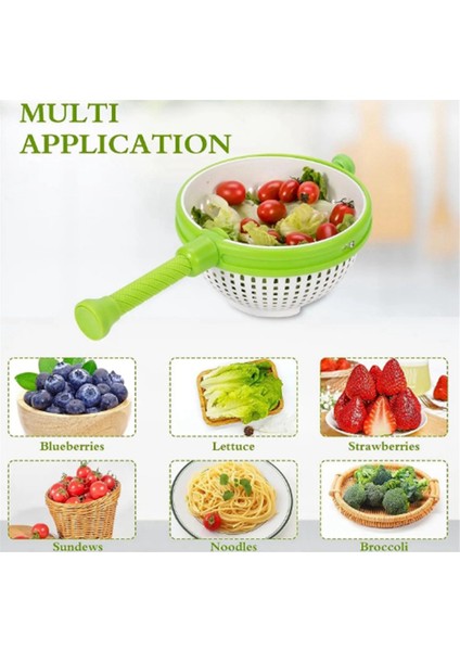 Katlanır Drenaj Sepeti Meyve ve Sebze Santrifüj Salata Spinner ile Saplı Mutfak Yararlı Şeyler (Yurt Dışından) modelleri