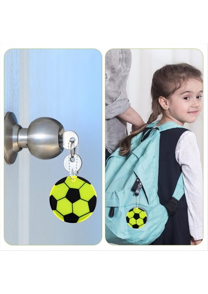 Güvenlik Reflektörü Kolye Futbol Yansıtıcı Kolye Yüksek Görünürlük Güvenlik Sırt Çantası Yansıtıcı Şeritler Çanta Için Futbol (Yurt Dışından) fırsatları