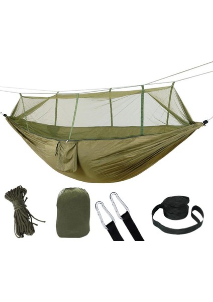 Net 2 Kişilik Hamak ile Kamp Hamak Net Örgü Tasarımı ile Sırt Çantasıyla Yürüyüş Plaj Veranda Için Açık Hava Zorunlu (Yurt Dışından)