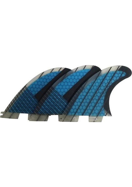 Fcs2 Surfboard Base Mavi Için G5 Surf Fins Üç Parçalı Sörf Tahtası Aksesuar Petek Dümenini (Yurt Dışından) indirimleri
