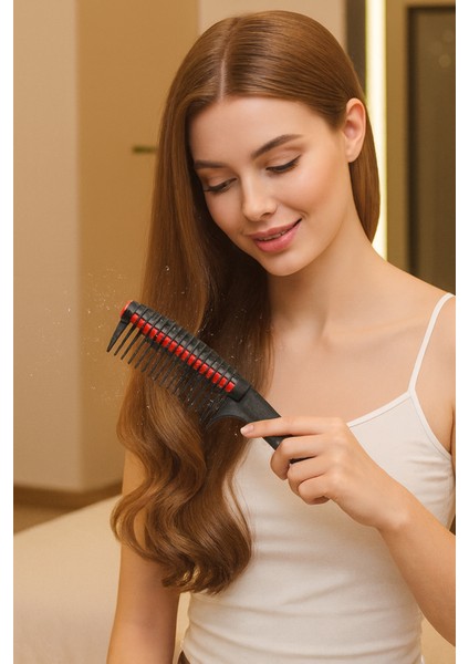Profesyonel Kırık Saç Temizleyici Tarak - Saç Bakım Krem Protein Dağıtıcı Tarak Bukle Tarağı 722365 fırsatları